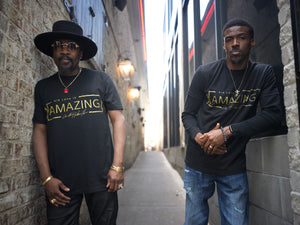 ANTHONY HAMILTON COLLECTION: Black/Gold Amazing T-Shirt