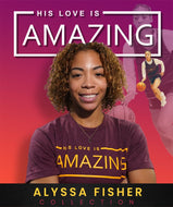 ALYSSA FISHER COLLECTION: Maroon/Yellow Amazing T-Shirt