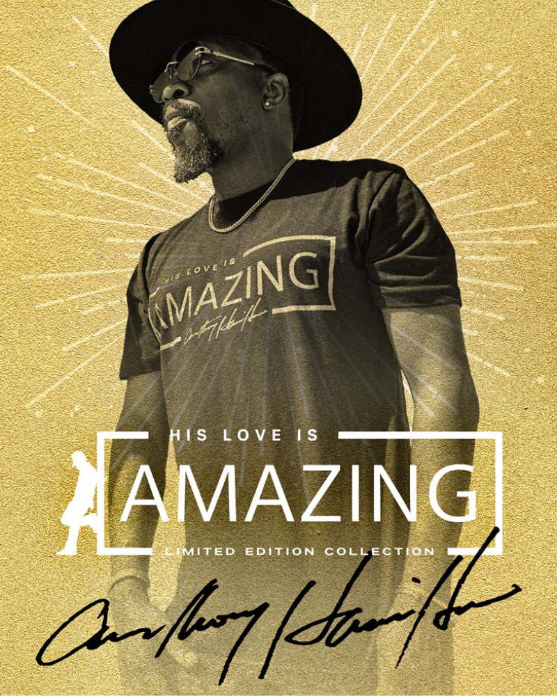 ANTHONY HAMILTON COLLECTION: Black/Gold Amazing T-Shirt